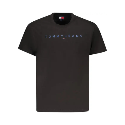 Tommy Jeans Juodi Marškinėliai