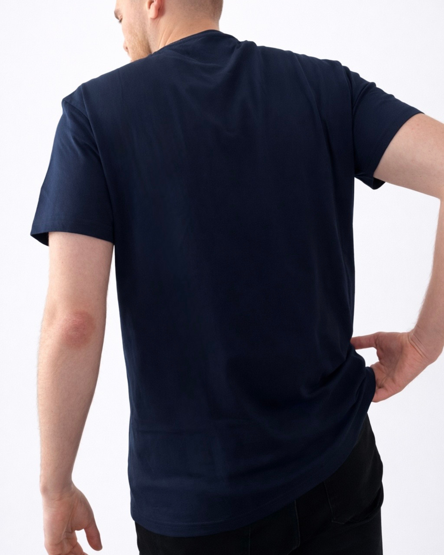 Tamsiai Mėlyni Marškinėliai